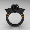 Art-Masters-Winged-Skull-14K-Black-Gold-1-Carat-Black-Diamond-Citrine-Engagement-Ring-R613-14KBGCIBD-F