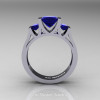 Princess-14K-White-Gold-1.5-Carat-Princess-Blue-Sapphire-Modern-Engagement-Ring-R387-14KWGBS-F
