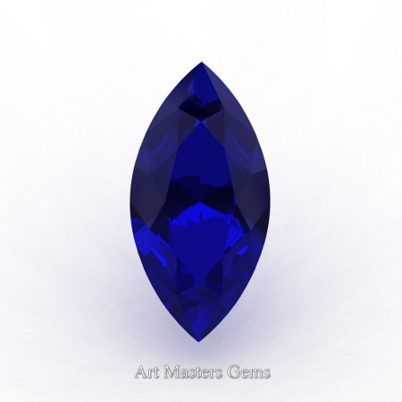 Art Masters Gems Standard 1.25 Ct Marquise Blue Sapphire Created Gemstone MCG0125-BS