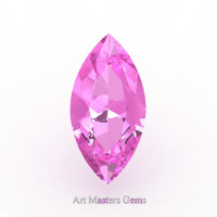 Art Masters Gems Calibrated 3.0 Ct Marquise Light Pink Sapphire Created Gemstone MCG0300-LPS