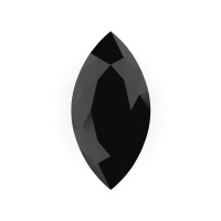 Art Masters Gems Standard 2.0 Ct Marquise Black Sapphire Created Gemstone MCG0200-BLS