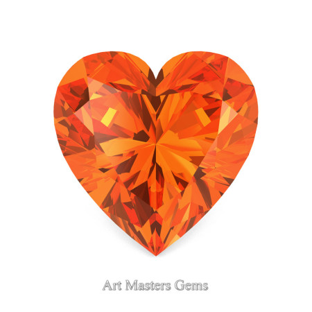 Art-Masters-Gems-Standard-0-5-0-Carat-Heart-Cut-Orange-Sapphire-Created-Gemstone-HCG050-OS-T