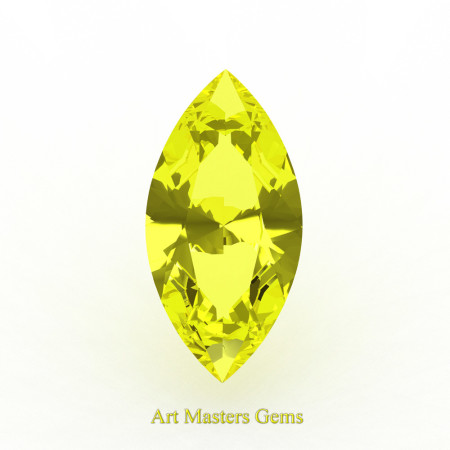 Art-Masters-Gems-Standard-0-5-0-Ct-Marquise-Yellow-Sapphire-Created-Gemstone-MCG0050-YS