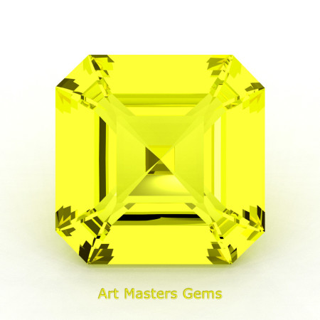 Art-Masters-Gems-Standard-0-7-5-Carat-Asscher-Cut-Yellow-Sapphire-Created-Gemstone-ACG075-YS-T2