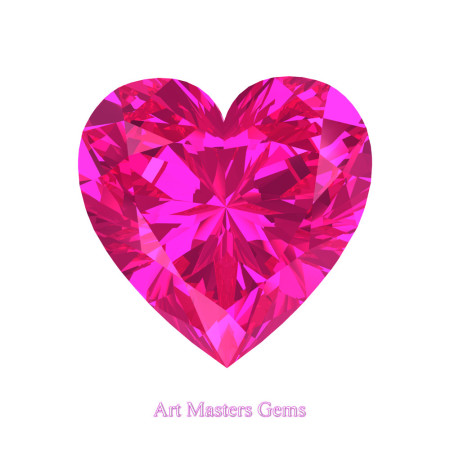 Art-Masters-Gems-Standard-0-7-5-Carat-Heart-Cut-Pink-Sapphire-Created-Gemstone-HCG075-PS-T