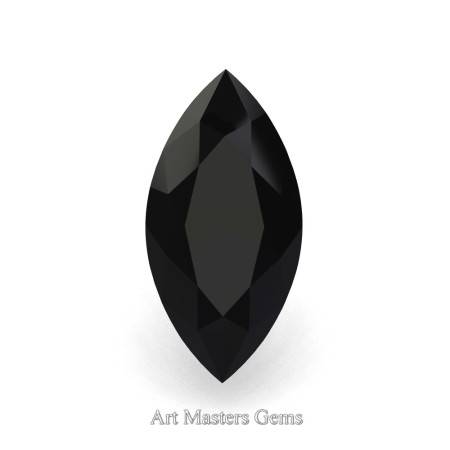 Art-Masters-Gems-Standard-1-0-0-Carat-Marquise-Black-Diamond-Created-Gemstone-RMCG100-BD