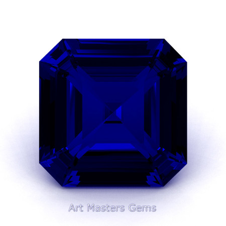 Art-Masters-Gems-Standard-3-0-0-Carat-Asscher-Cut-Blue-Sapphire-Created-Gemstone-ACG300-BS-F2