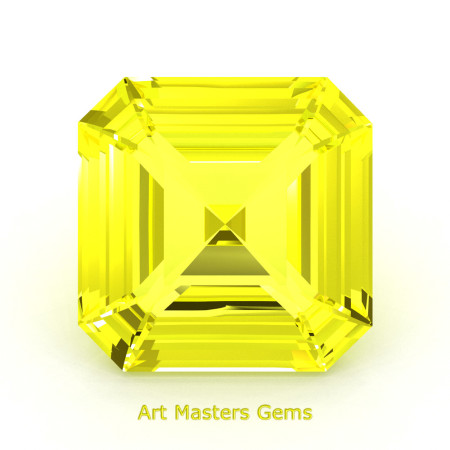 Art-Masters-Gems-Standard-3-0-0-Carat-Royal-Asscher-Cut-Yellow-Sapphire-Created-Gemstone-ACG300-YS-T