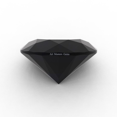 Art-Masters-Gems-Standard-Round-Black-Diamond-Created-Gemstone-RCG0125-BD