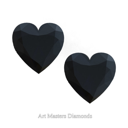 Art-Masters-Gems-Standard-Set-of-Two-1-0-0-Carat-Heart-Cut-Black-Diamond-Created-Gemstones-HCG100S-BD-T