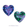 Art-Masters-Gems-Standard-Set-of-Two-Heart-Cut-Color-Change-Alexandrite-Created-Gemstones-HCGS-AL-T
