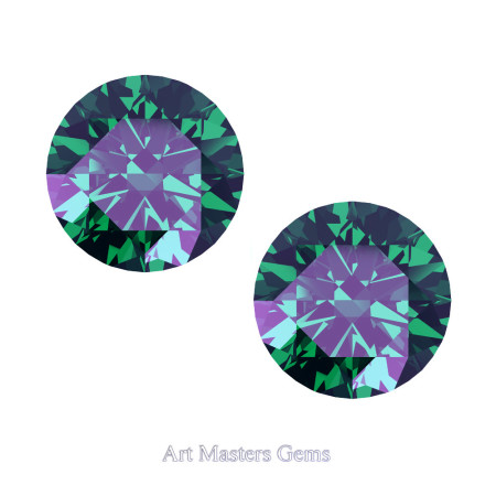 Art-Masters-Gems-Standard-Set-of-Two-2-5-0-Carat-Russian-Alexandrite-Created-Gemstones-RCG250S-AL-T