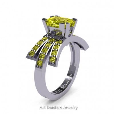 Modern-Victorian-14K-White-Gold-1-Ct-Emerald-Cut-Yellow-Sapphire-Engagement-Ring-R344-14KWGYS-P-402×402