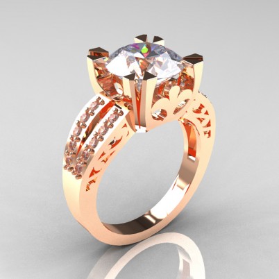 Modern-Vintage-14K-Rose-Gold-Cubic-Zirconia-Diamond-Solitaire-Ring-R102-RGDCZ-P-402×402