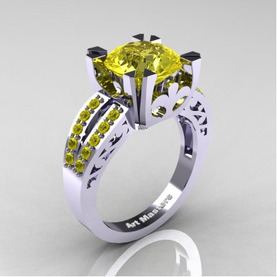 Modern-Vintage-White-Gold-Yellow-Sapphire-Solitaire-Ring-R102-14KWGYS-P-402×402