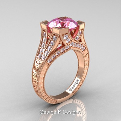 Classic-14K-Rose-Gold-3-Ct-Light-Pink-Sapphire-Diamond-Engraved-Solitaire-Engagement-Ring-R366-14KRGDLPS-P-402×402