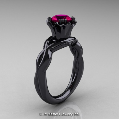 Faegheh-Modern-Classic-14K-Black-Gold-1-0-Ct-Rose-Ruby-Solitaire-Engagement-Ring-R290-14KBGRR-P-402×402