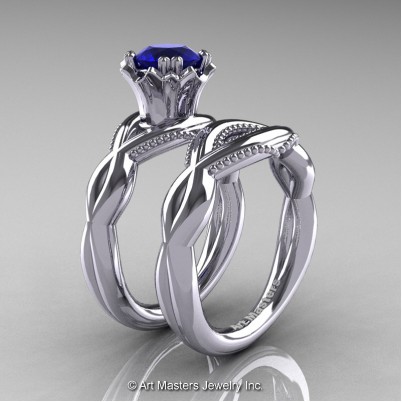 Faegheh-Modern-Classic-14K-White-Gold-1-0-Ct-Blue-Sapphire-Engagement-Ring-Wedding-Band-Bridal-Set-R290S-14KWGBS-P-402×402