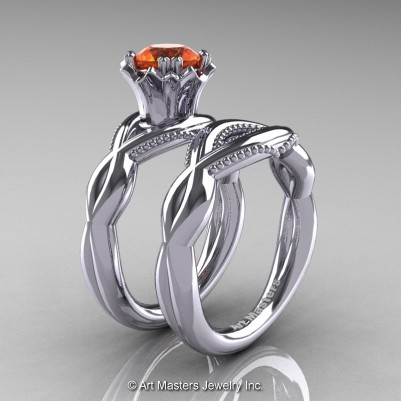 Faegheh-Modern-Classic-14K-White-Gold-1-0-Ct-Orange-Sapphire-Engagement-Ring-Wedding-Band-Bridal-Set-R290S-14KWGOS-P-402×402
