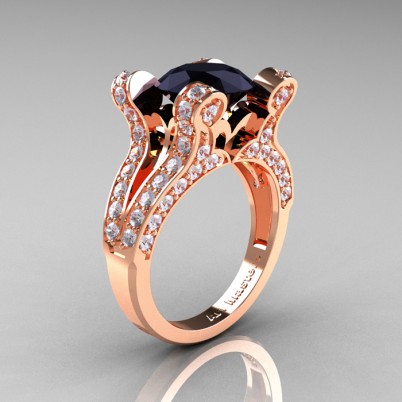 French-Vintage-Rose-Gold-3-0-Carat-Black-and-White-Diamond-Weddinng-Ring-Engagement-Ring-R228-RGDBD-P-402×402