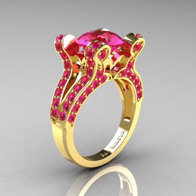 French-Vintage-Yellow-Gold-3-0-Carat-Pink-Sapphire-Pisces-Weddinng-Ring-Engagement-Ring-R228-YGPS-P-402×402