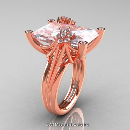 Modern-Bridal-14K-Rose-Gold-White-Sapphire-Diamond-Honeymoon-Cocktail-Ring-R292-14KRGDWS-P-700×700