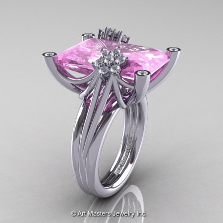Modern-Bridal-14K-White-Gold-Radiant-Light-Pink-Sapphire-Diamond-Fantasy-Cocktail-Ring-R292-14KWGDLPS-P-700×700