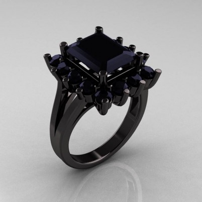 Modern-Victorian-Black-Gold-4-Carat-Black-Diamond-Engagement-Ring-R217-BGBD-P-402×402