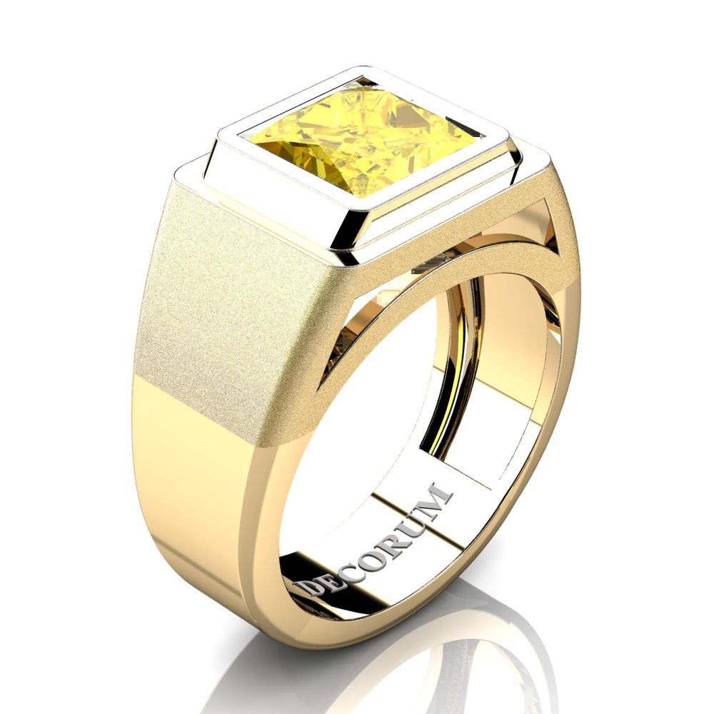 24k Gold Nugget Ring for Men